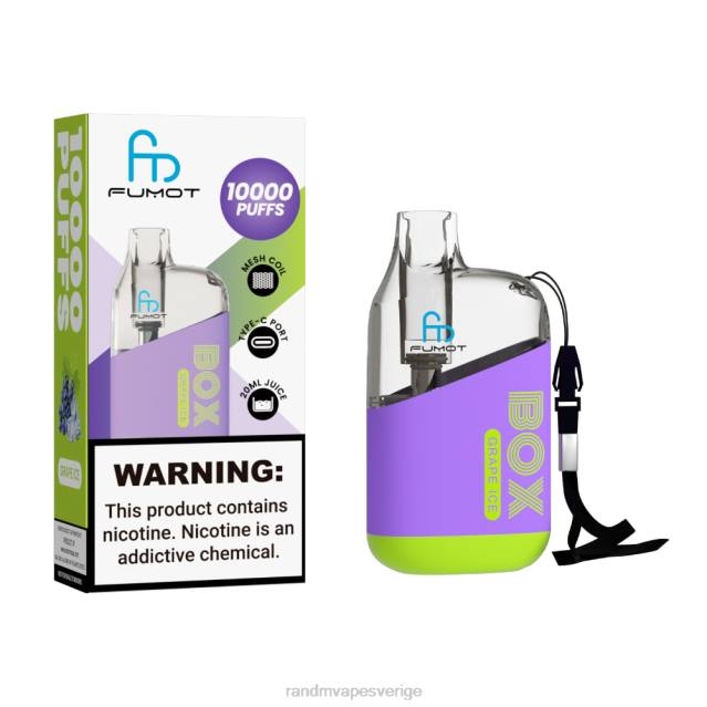 2V0J86 Fumot Original RandM Tornado Box 10000 luftflödeskontroll vape enhet 1st RandM vape smaken frodig is