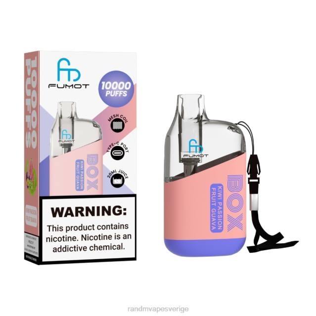 2V0J86 Fumot Original RandM Tornado Box 10000 luftflödeskontroll vape enhet 1st RandM vape smaken frodig is